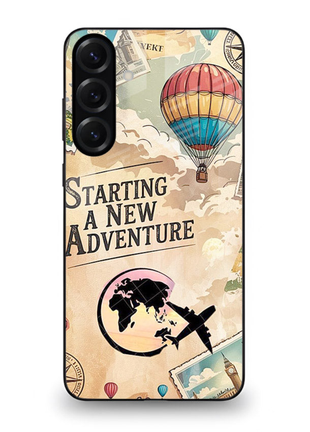Starting New Adventure artwork Samsung A25 5G glass back cover