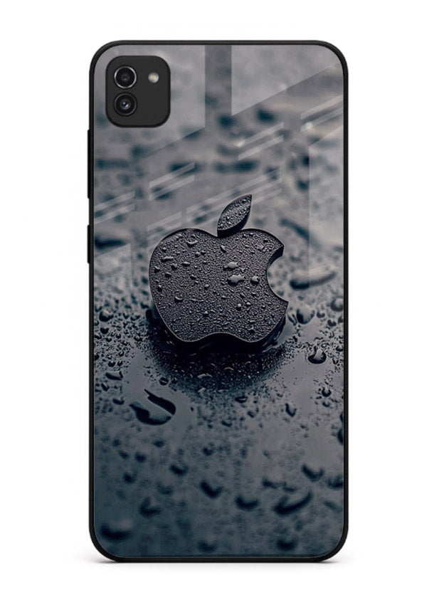 Grey performance car with metallic detailing for Samsung A03 Back Cover