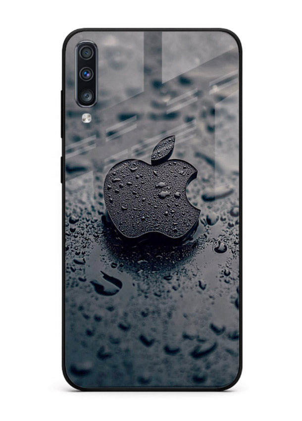 Grey performance car with metallic detailing for Samsung A50 Back Cover