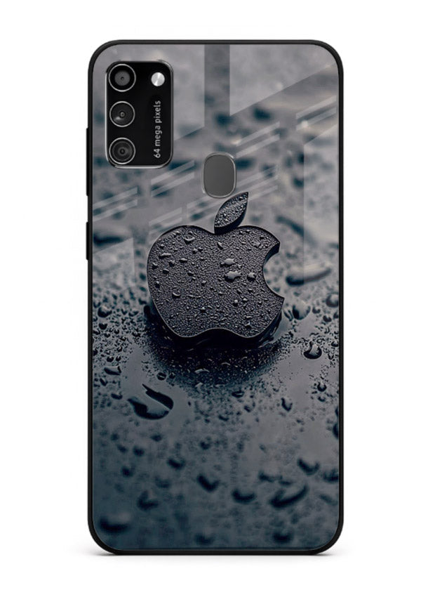 Grey performance car with metallic detailing for Samsung M21 Back Cover