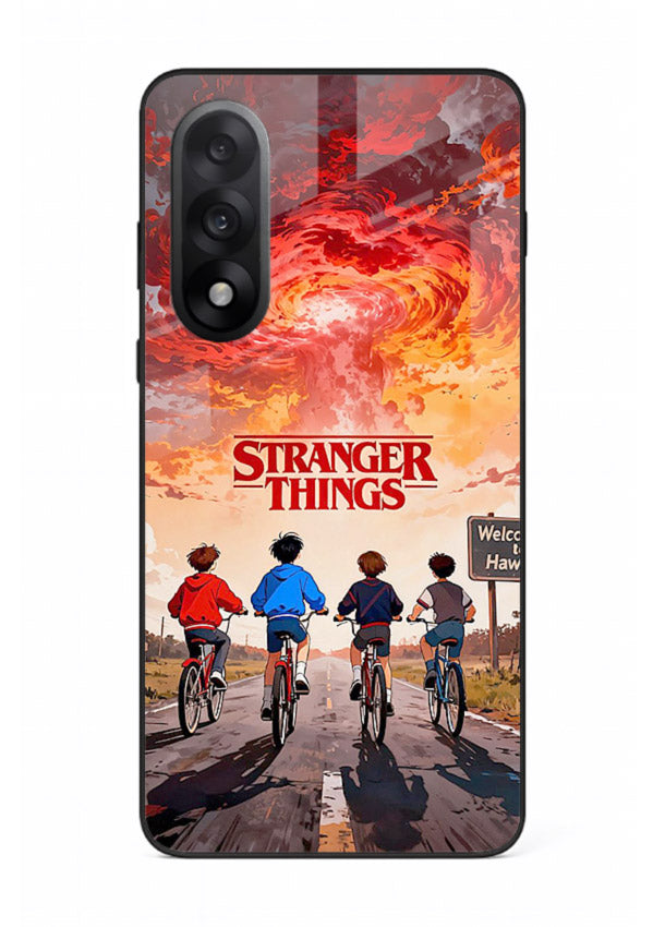 Supernatural storm artwork printed on glossy tempered glass OnePlus Nord 5 back cover