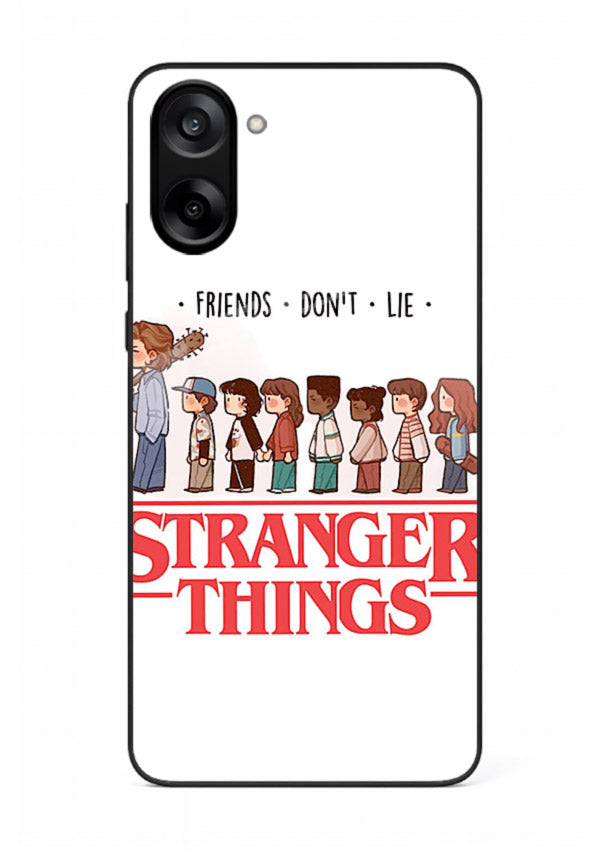 Retro squad artwork printed on premium tempered glass OnePlus Nord CE5 back cover