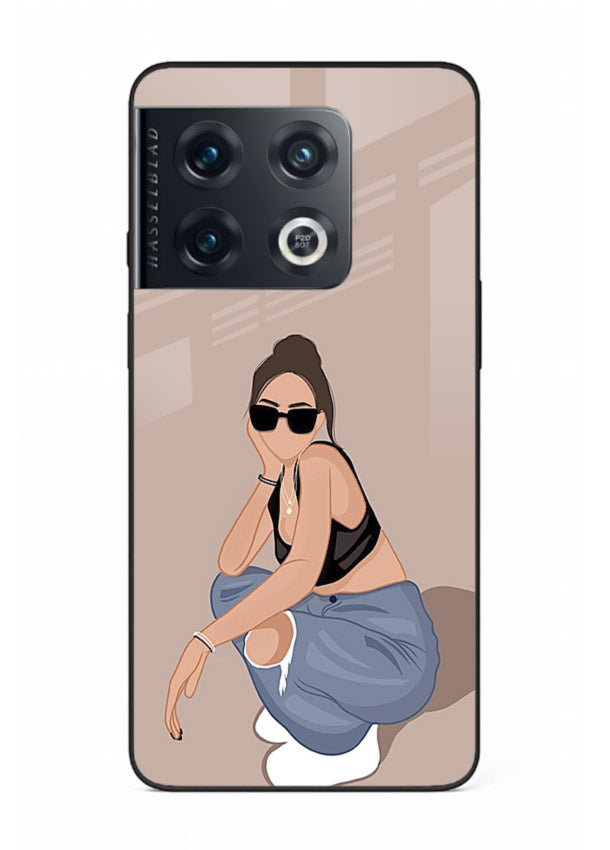 Sunglasses Street Girl street-style portrait OnePlus 10 Pro glass back cover
