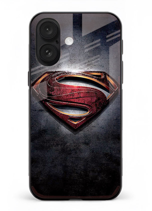 Superman Metallic Crest cover for Apple iPhone 16 Plus