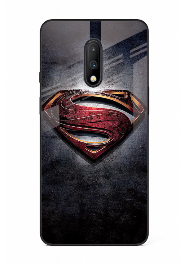 Superman Metallic Crest cover for OnePlus 7