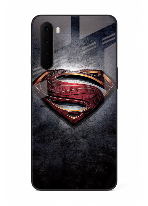 Superman Metallic Crest cover for OnePlus Nord