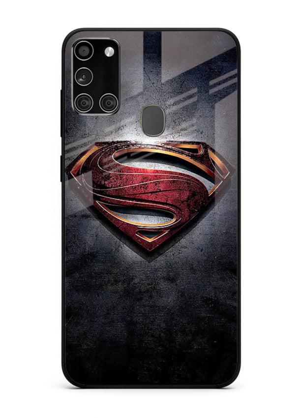 Superman Metallic Crest cover for Samsung A21s