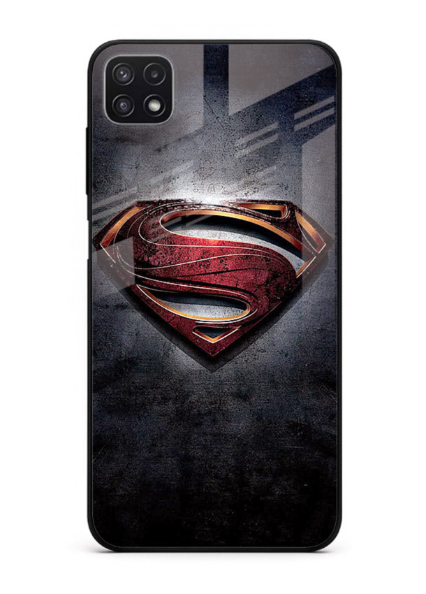 Superman Metallic Crest cover for Samsung A22 5G