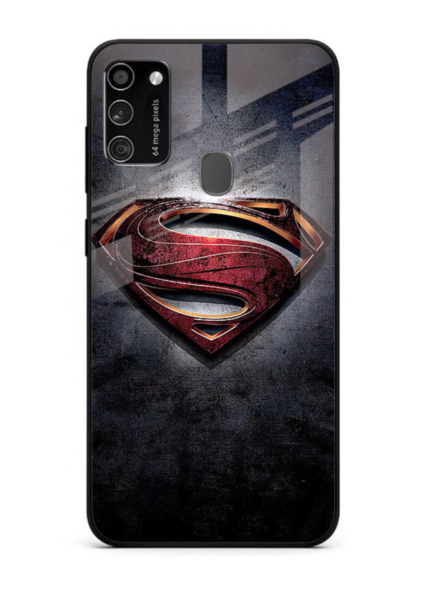 Superman Metallic Crest cover for Samsung M21