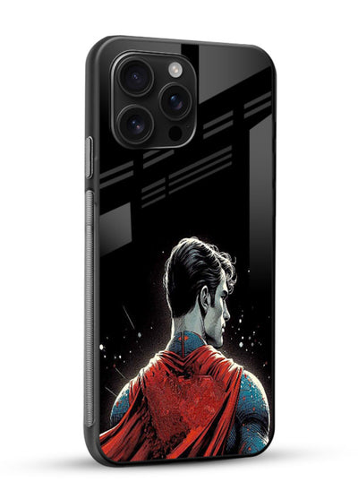 Superman Minimalist cover for Glossy Vibrant Premium Look - Angle Side