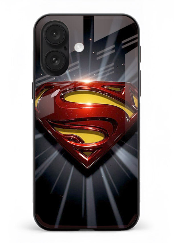 Superman Power Emblem cover for Apple iPhone 16 Plus
