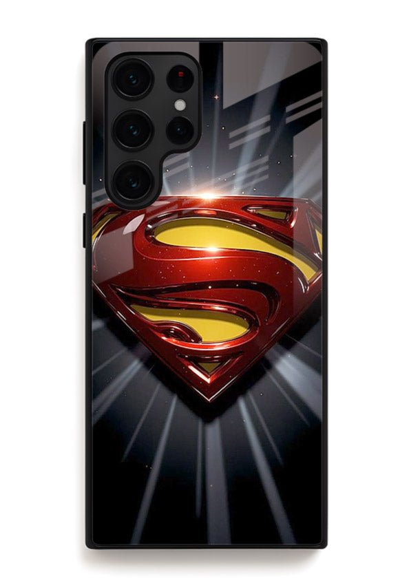 Superman Power Emblem cover for Samsung S22 Ultra