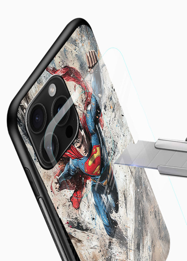 Superman Sky Charge cover for Glossy Vibrant Premium Look - Angle Blade