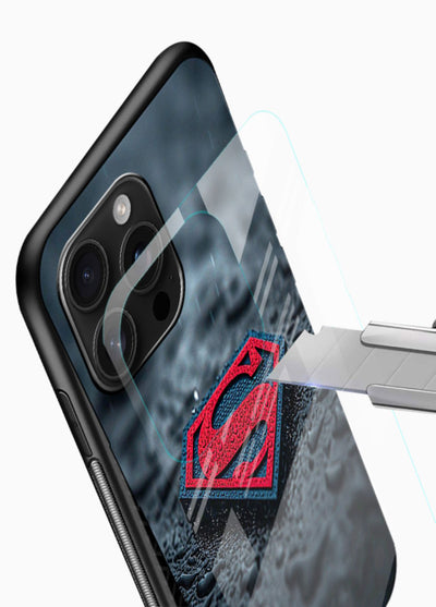 Superman Steel Symbol cover for Glossy Vibrant Premium Look - Angle Blade