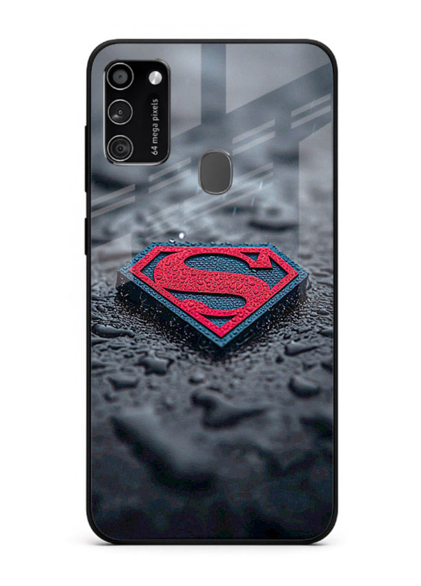 Superman Steel Symbol cover for Samsung M30s