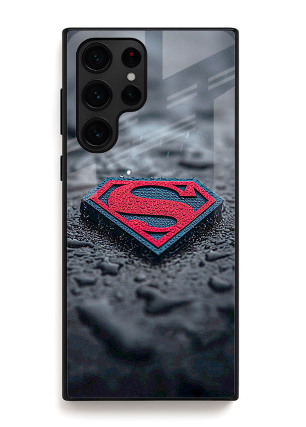 Superman Steel Symbol cover for Samsung S22 Ultra