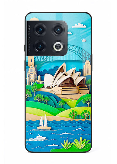 Sydney Coastal View scenic Australia coast artwork OnePlus 10 Pro glass back cover
