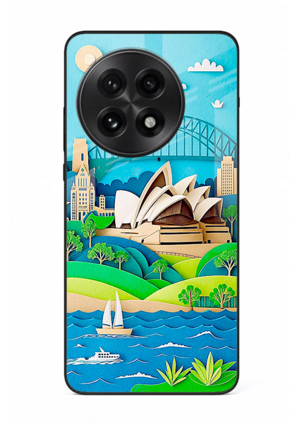 Sydney Coastal View scenic Australia coast artwork OnePlus 13 glass back cover