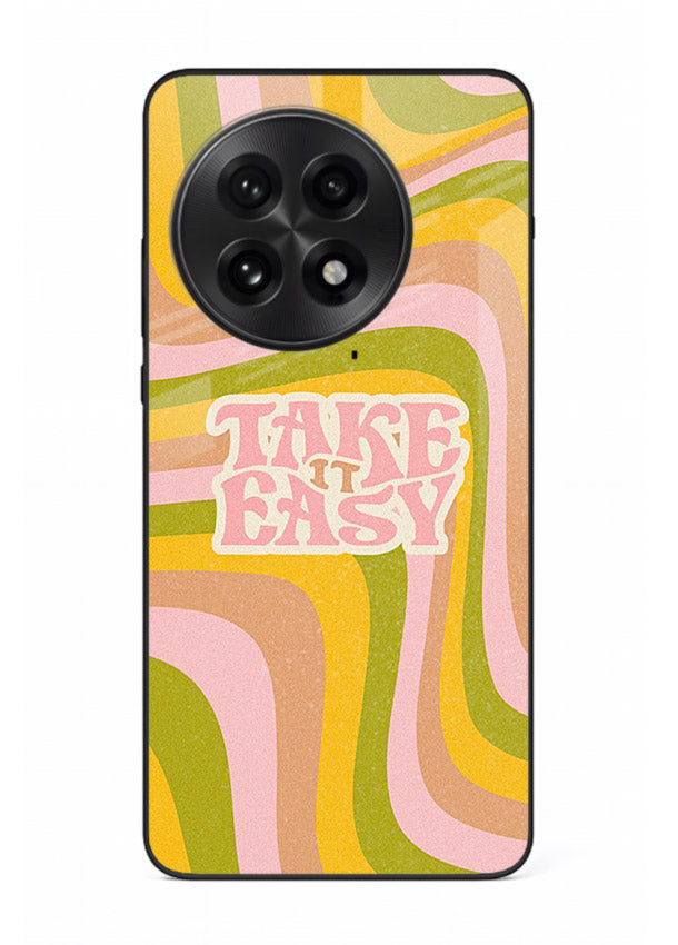 Take It Easy Retro aesthetic artwork OnePlus 13 glass back cover