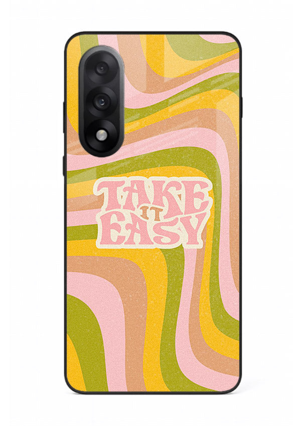 Take It Easy Retro aesthetic artwork OnePlus Nord 5 glass back cover