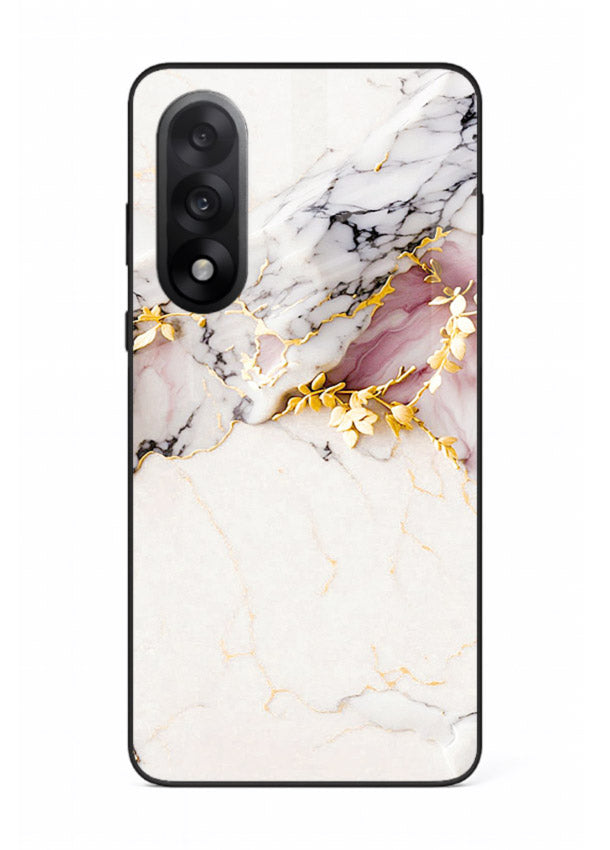 TealGold Vein Flow OnePlus Nord 5 glass back cover with teal marble and gold accents
