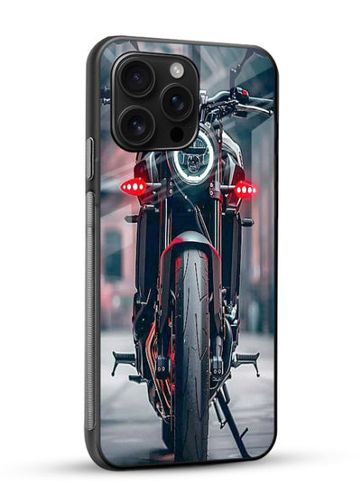 Digital matrix pattern artwork on glossy tempered glass mobile cover - 2