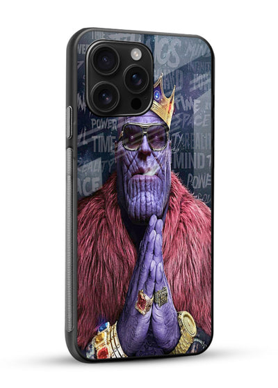 Thanos Pray Mode cover for Glossy Vibrant Premium Look - Angle Side