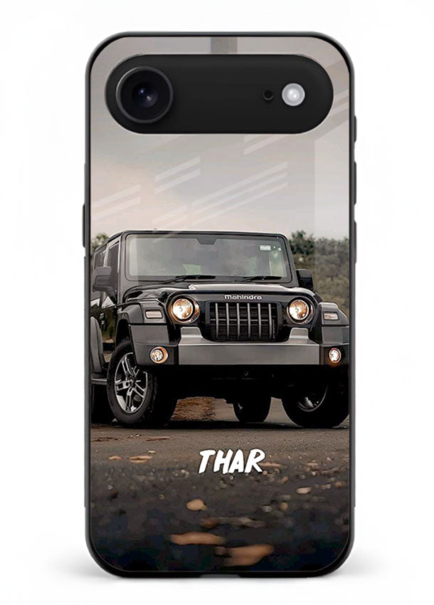 Mahindra Thar SUV in outdoor terrain with rugged off-road styling for iPhone 18 Air