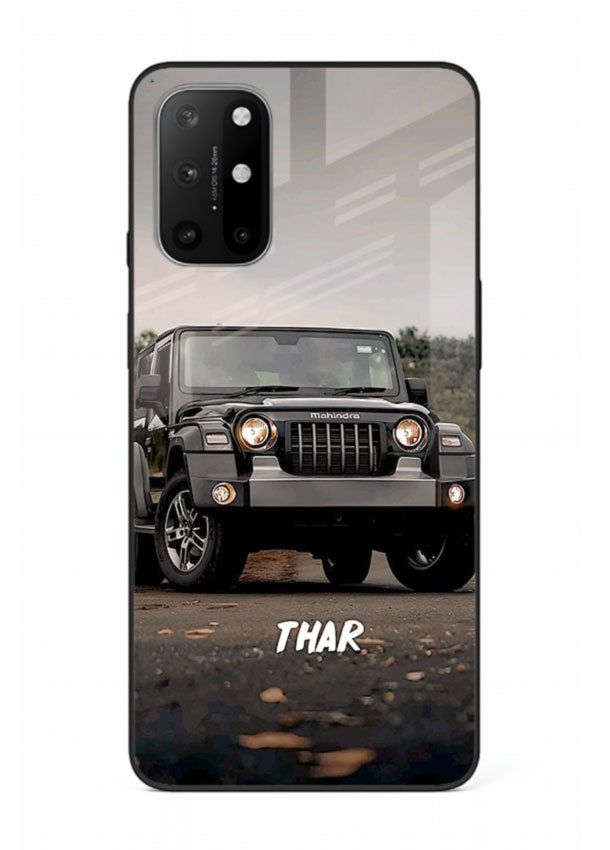 Mahindra Thar SUV in outdoor terrain with rugged off-road styling for OnePlus 8T