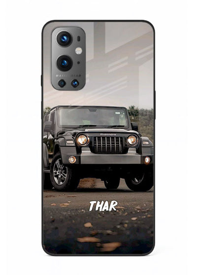Mahindra Thar SUV in outdoor terrain with rugged off-road styling for OnePlus 9