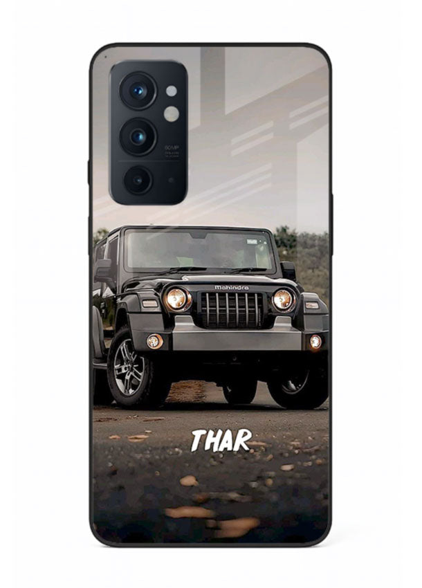 Mahindra Thar SUV in outdoor terrain with rugged off-road styling for OnePlus 9RT