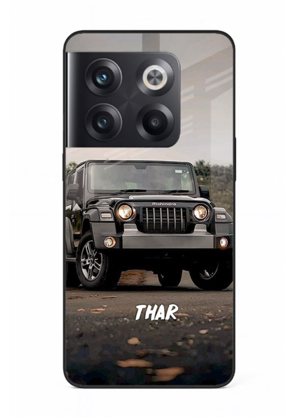 Mahindra Thar SUV in outdoor terrain with rugged off-road styling for OnePlus 10T