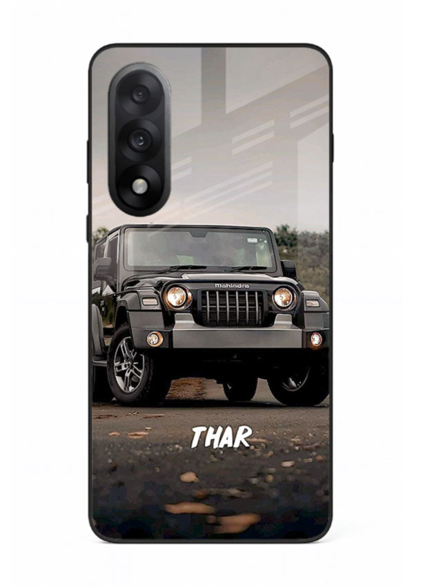 Mahindra Thar SUV in outdoor terrain with rugged off-road styling for OnePlus Nord 5