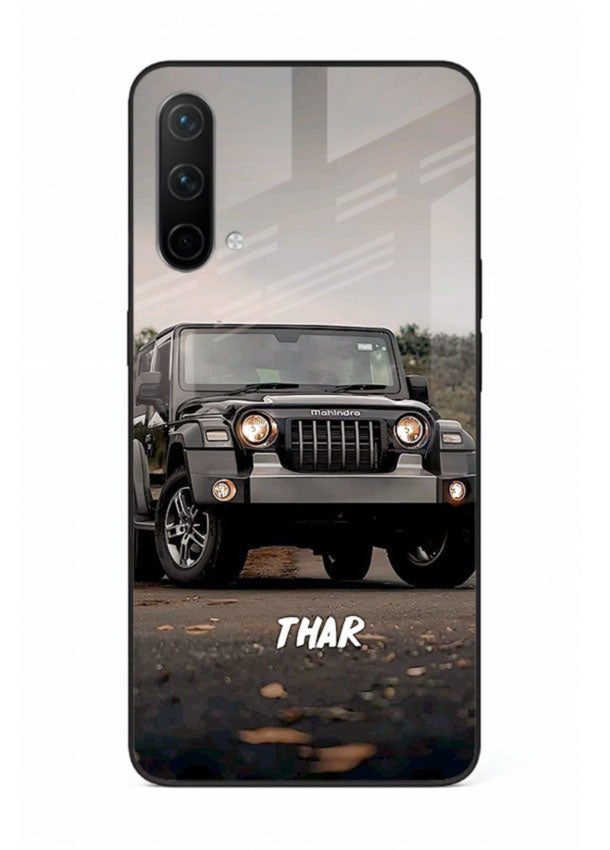Mahindra Thar SUV in outdoor terrain with rugged off-road styling for OnePlus Nord CE 5G