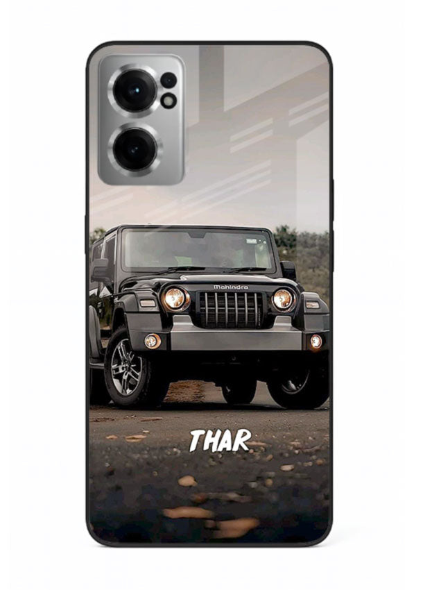 Mahindra Thar SUV in outdoor terrain with rugged off-road styling for OnePlus Nord CE2 5G