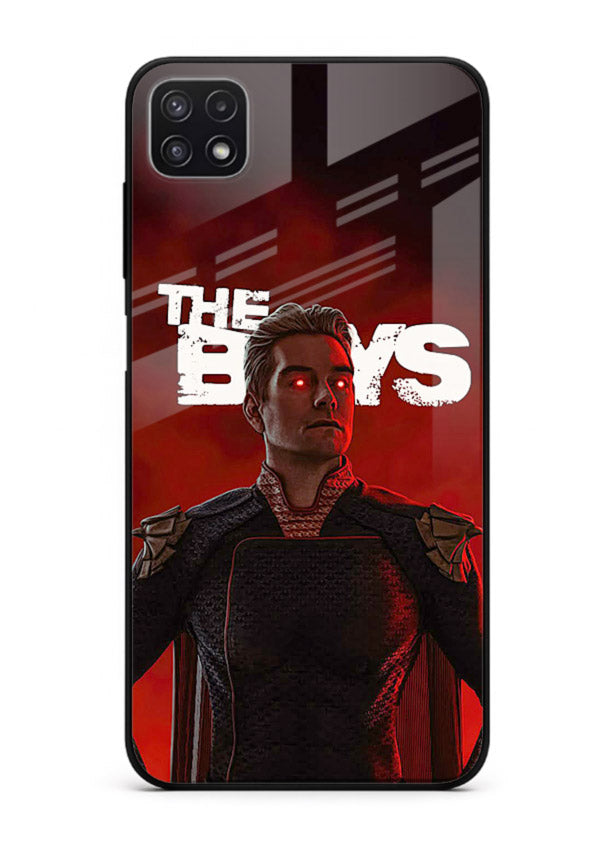 The Boys Butcher Red artwork cover for Samsung A22 5G