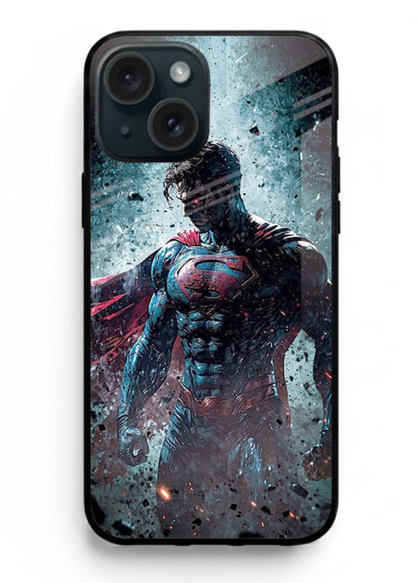 The Caped Superman hero cover for Apple iPhone 15