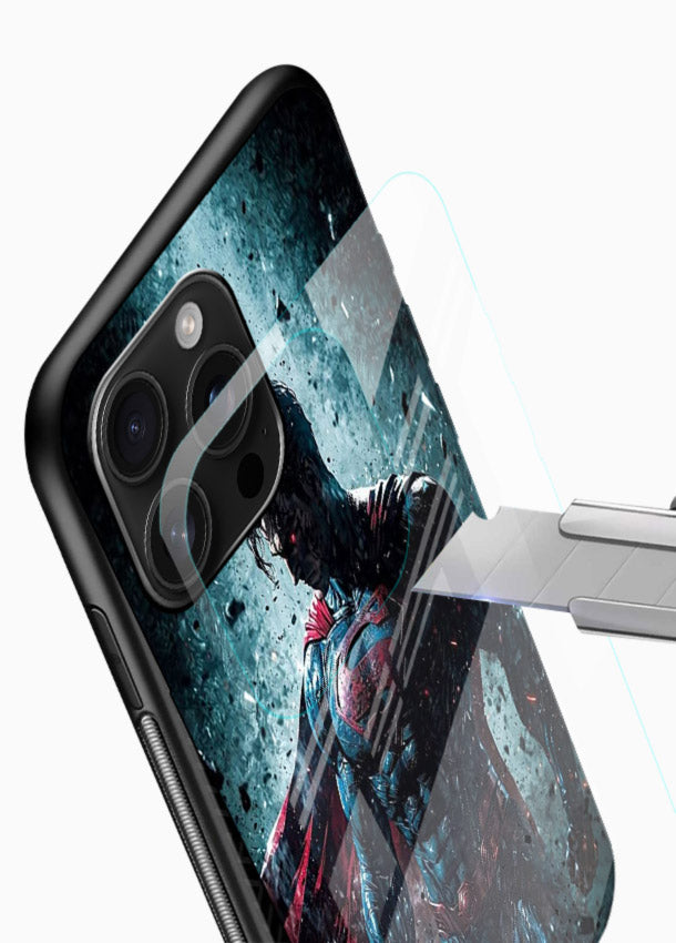 The Caped Superman hero cover for Glossy Vibrant Premium Look - Angle Blade