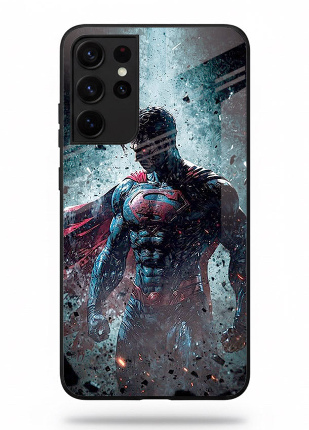 The Caped Superman hero cover for Samsung S21 Ultra