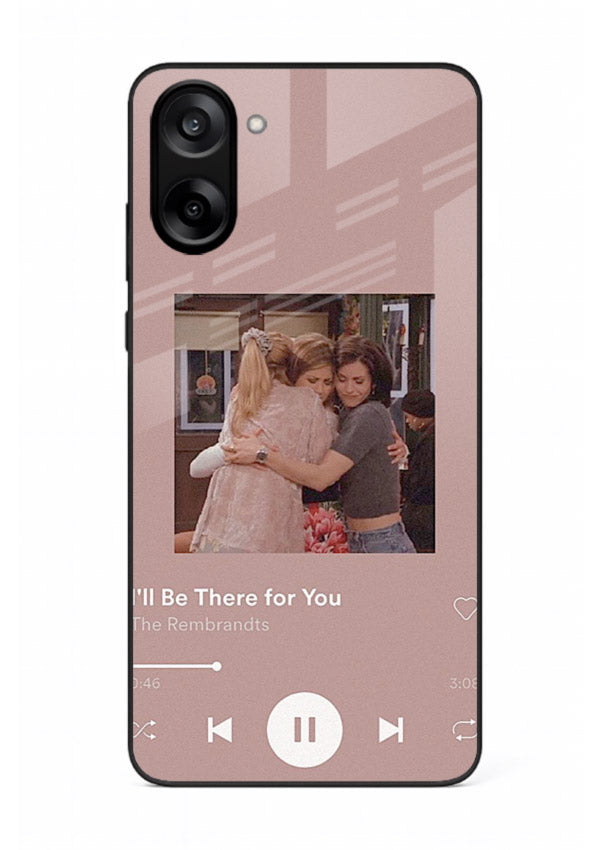 Music player themed artwork printed on glossy tempered glass OnePlus Nord CE5 back cover