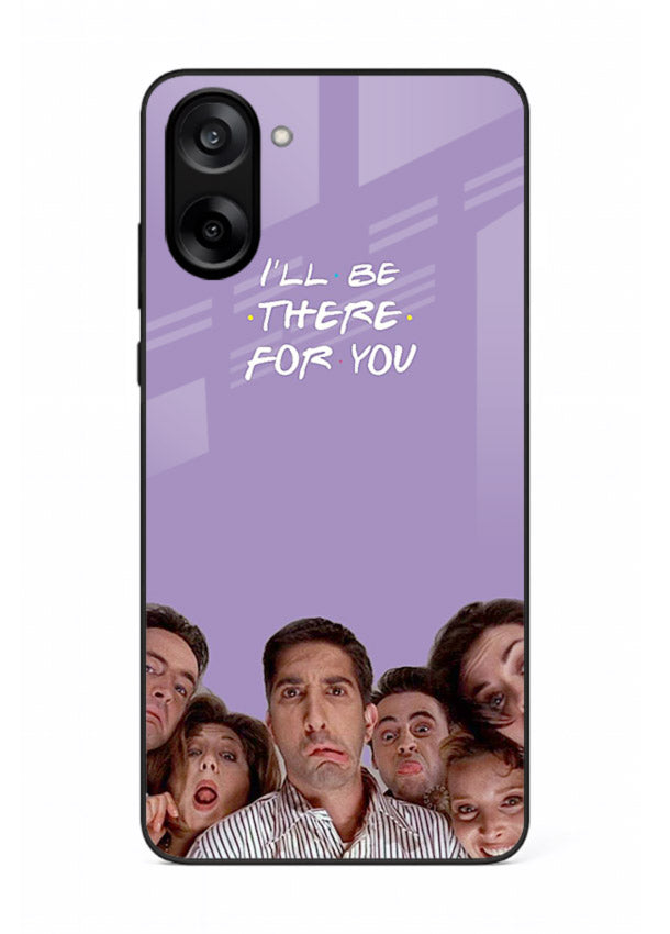 Purple friends quote artwork printed on premium tempered glass OnePlus Nord CE5 back cover