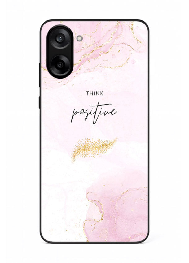 Pink cloudscape quote printed on OnePlus Nord CE5 glass back cover with calming tones.