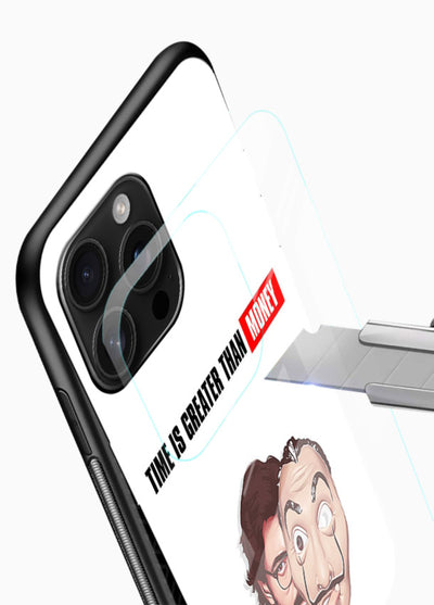 Motivational character quote artwork printed on tempered glass mobile back cover - 4
