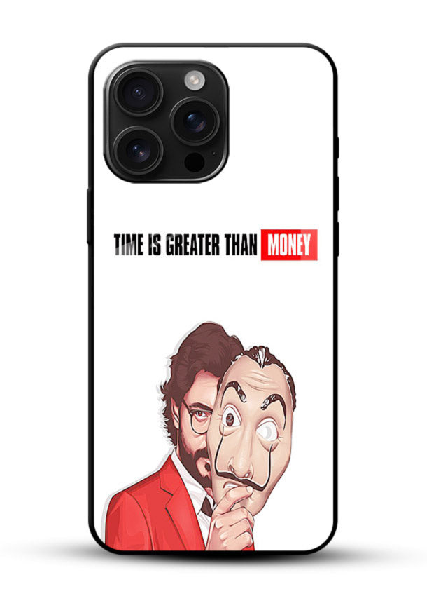 Motivational character quote artwork printed on tempered glass mobile back cover - 1