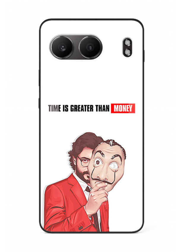 Motivational character quote artwork printed on tempered glass OnePlus Nord 4 back cover