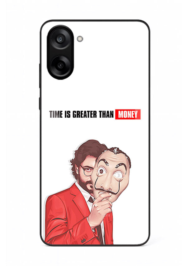 Motivational character quote artwork printed on tempered glass OnePlus Nord CE5 back cover