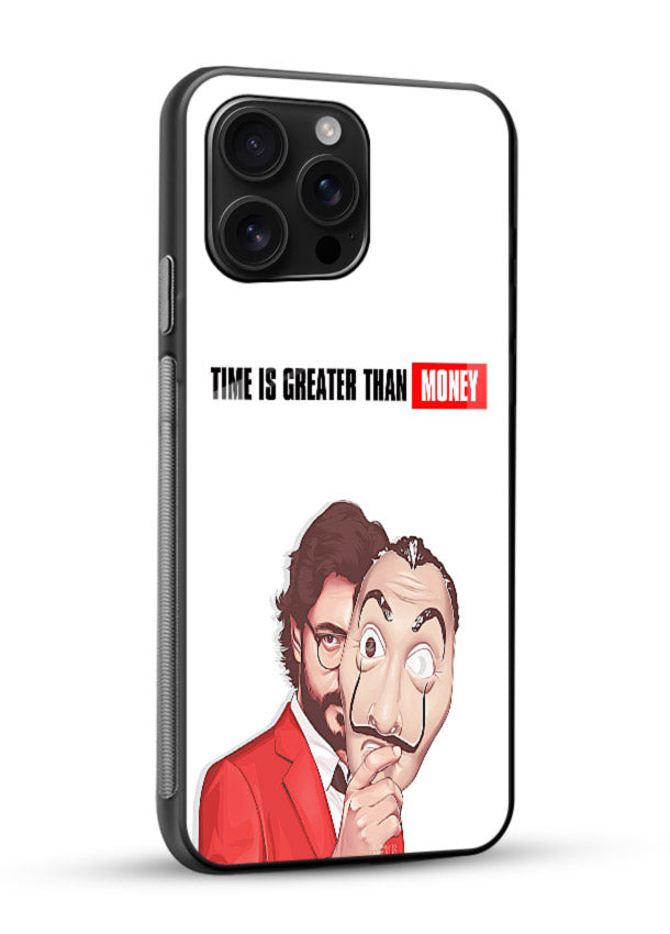 Motivational character quote artwork printed on tempered glass mobile back cover - 2