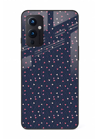 Tiny Heart Sprinkle cute heart sprinkle pattern OnePlus 9 Pro glass back cover
