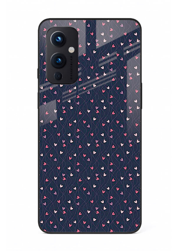 Tiny Heart Sprinkle cute heart sprinkle pattern OnePlus 9 Pro glass back cover