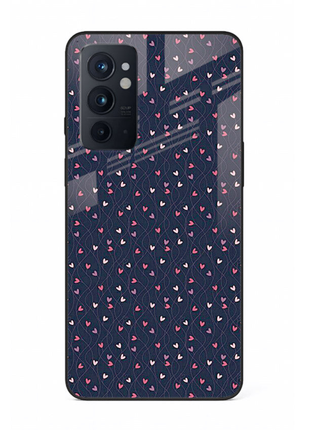 Tiny Heart Sprinkle cute heart sprinkle pattern OnePlus 9RT glass back cover